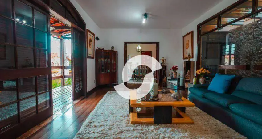 Casa com 5 dormitórios à venda, 350 m² por r$ 1.850.000,00 - são francisco - niterói/rj