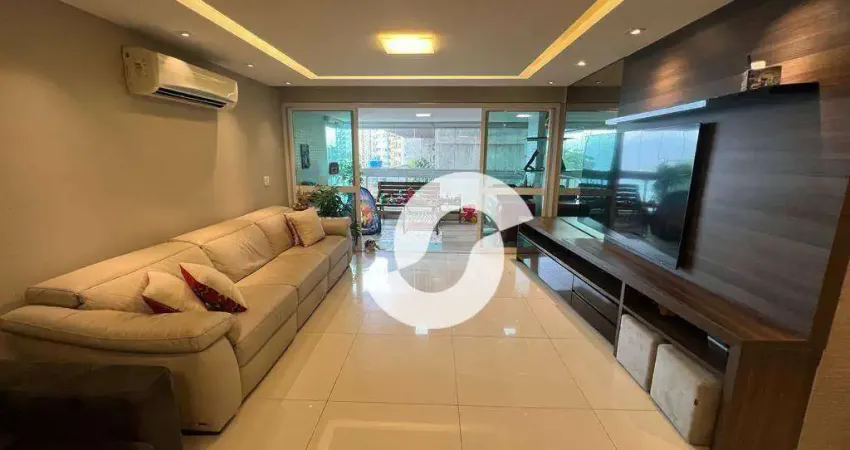 Apartamento à venda, 187 m² por r$ 3.450.000,00 - icaraí - niterói/rj