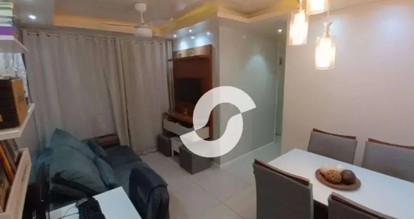 Apartamento em condomínio referência com 2 dormitórios à venda, 48 m² por r$ 179.999 - nova cidade - são gonçalo/rj