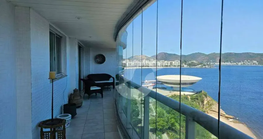 Excelente apartamento com 4 dormitórios à venda, 190 m² por R$ 2.990.000 - Boa Viagem - Niterói/RJ