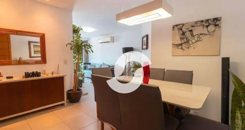 Excepcional apartamento com 3 dormitórios à venda, 110 m² por r$ 925.000 - icaraí - niterói/rj