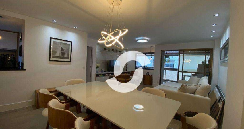 MIRAGGIO CHARITAS - Lindo apartamento com 3 dormitórios à venda, 118 m² por R$ 1.250.000 - Charitas - Niterói/RJ