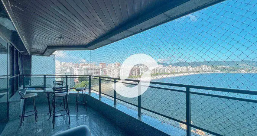 Cobertura à venda, 425 m² por r$ 4.900.000,00 - icaraí - niterói/rj