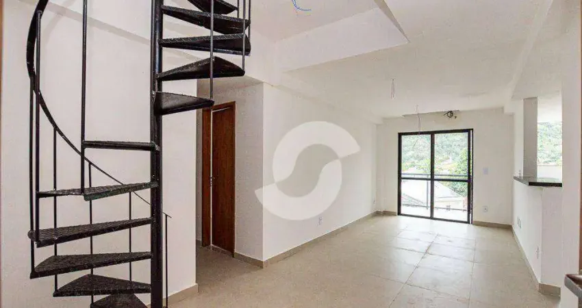 Cobertura com 2 dormitórios à venda, 174 m² por r$ 960.000,00 - piratininga - niterói/rj