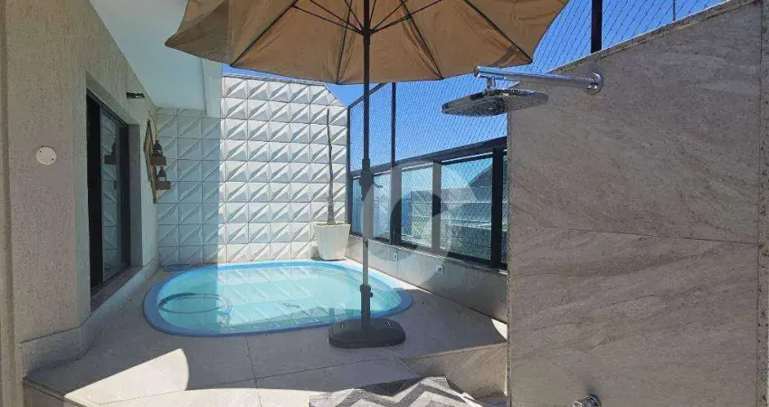 Cobertura com 3 dormitórios à venda, 178 m² por R$ 1.790.000,00 - Charitas - Niterói/RJ