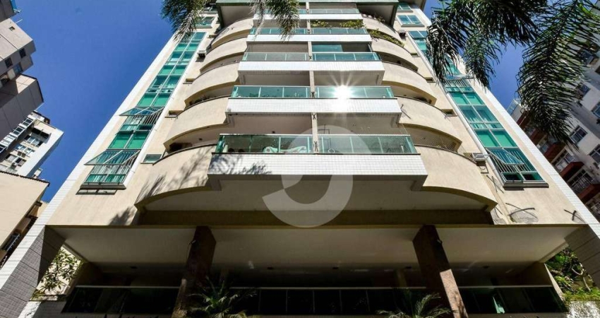 Próximo ao MAC e UFFs. Apartamento de 100 m2 - 3 quartos 1 suite - com varanda vista livre pro verde