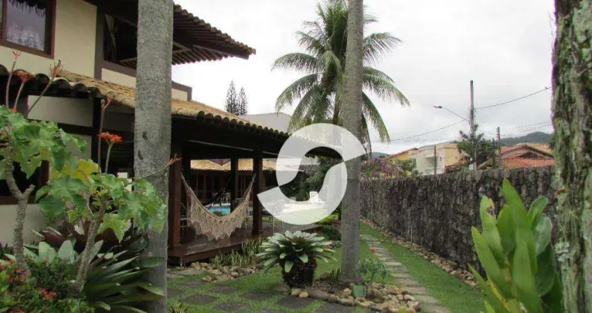 Casa com 4 dormitórios à venda, 424 m² por r$ 3.300.000,00 - itaipu - niterói/rj