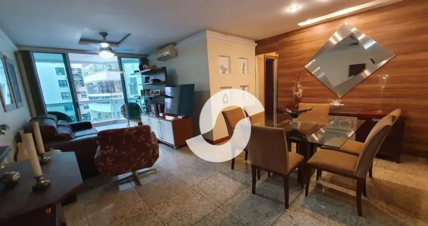 Ótimo apartamento com 3 dormitórios à venda, 120 m² por R$ 1.100.000 - Icaraí - Niterói/RJ