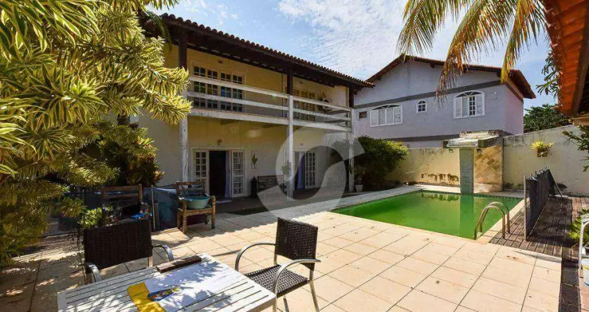 Casa com 4 dormitórios à venda, 466 m² por r$ 2.500.000,00 - camboinhas - niterói/rj