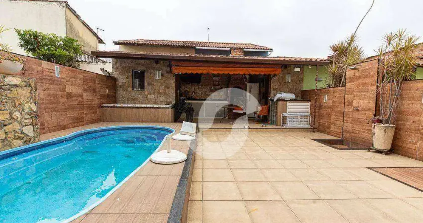 Casa com 3 dormitórios à venda, 156 m² por r$ 890.000,00 - itaipu - niterói/rj