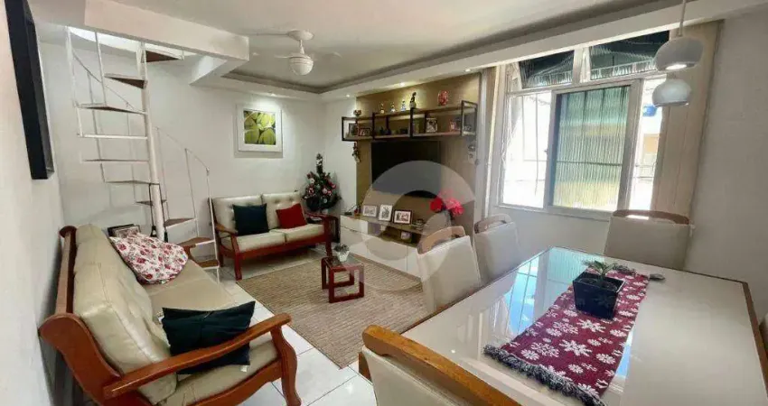 More em uma charmosa casa de vila  de 169m2, com 3 quartos e terraço - Fonseca - Niterói/RJ