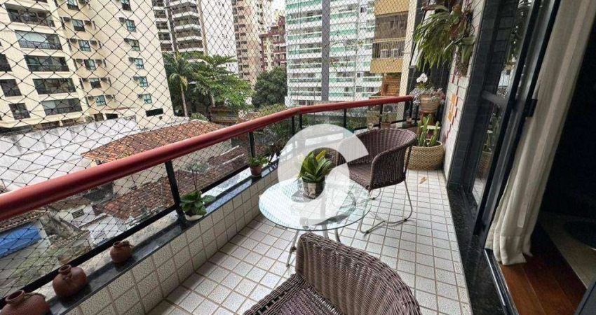 Apartamento com 4 dormitórios à venda, 195 m² por R$ 1.125.000,00 - Icaraí - Niterói/RJ