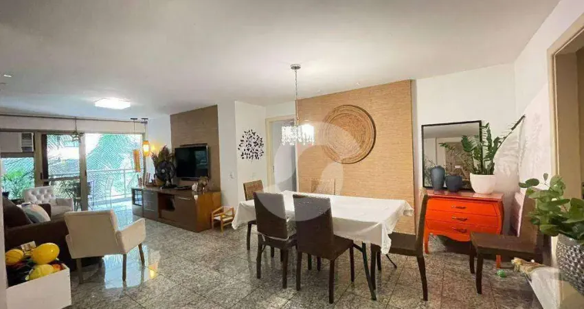 Excelente apartamento com 4 dormitórios à venda, 143 m² por r$ 1.200.000,00 - icaraí - niterói/rj