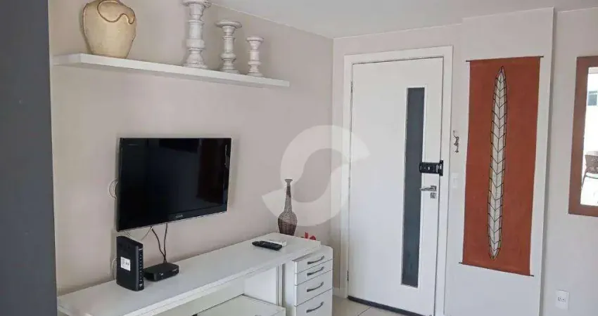 Cobertura com 1 dormitório à venda, 85 m² por r$ 690.000,00 - itacoatiara - niterói/rj