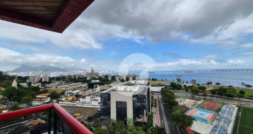 Cobertura com 3 dormitórios à venda, 200 m² por r$ 1.300.000,00 - são domingos - niterói/rj