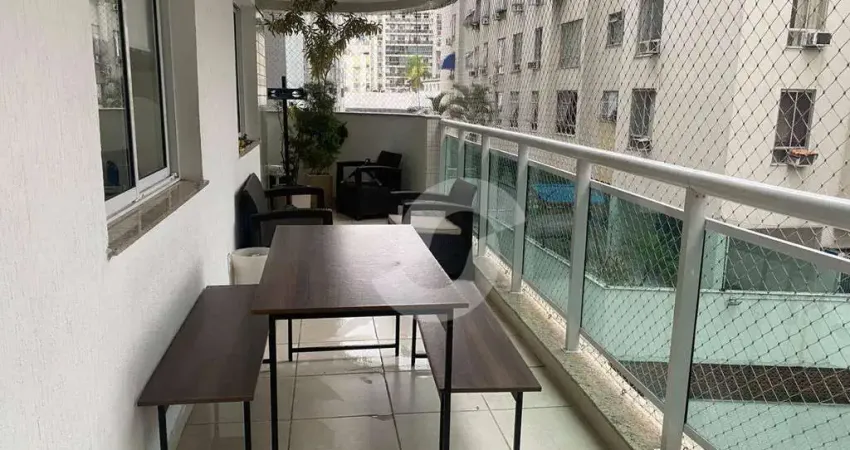 Apartamento com 3 dormitórios à venda, 110 m² por r$ 870.000 - vital brasil - niterói/rj