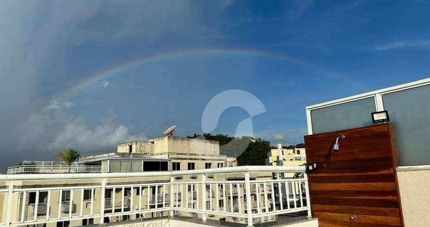 Cobertura com 3 dormitórios à venda, 155 m² por R$ 950.000,00 - Maria Paula - São Gonçalo/RJ