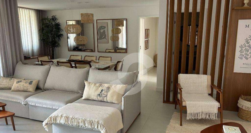Apartamento com 4 dormitórios à venda, 130 m² por R$ 1.980.000,00 - Charitas - Niterói/RJ