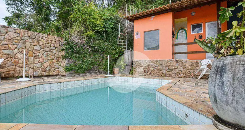 Casa com 3 dormitórios à venda, 287 m² por r$ 900.000,00 - itaipu - niterói/rj