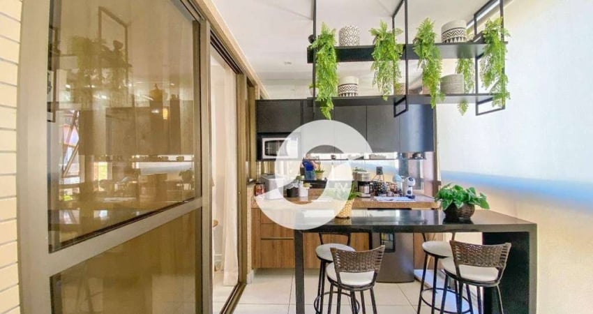Apartamento com 3 dormitórios à venda, 190 m² por R$ 2.000.000,00 - Piratininga - Niterói/RJ