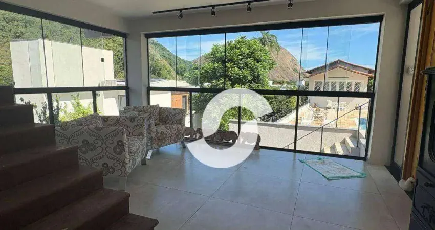 Casa com 4 dormitórios à venda, 280 m² por r$ 2.200.000,00 - itacoatiara - niterói/rj