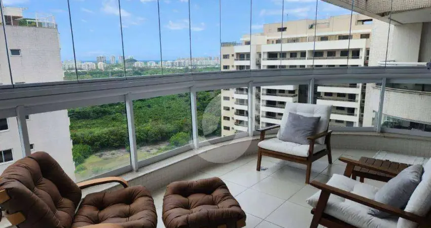Cobertura com 2 dormitórios à venda, 156 m² por r$ 1.300.000,00 - barra da tijuca - rio de janeiro/rj