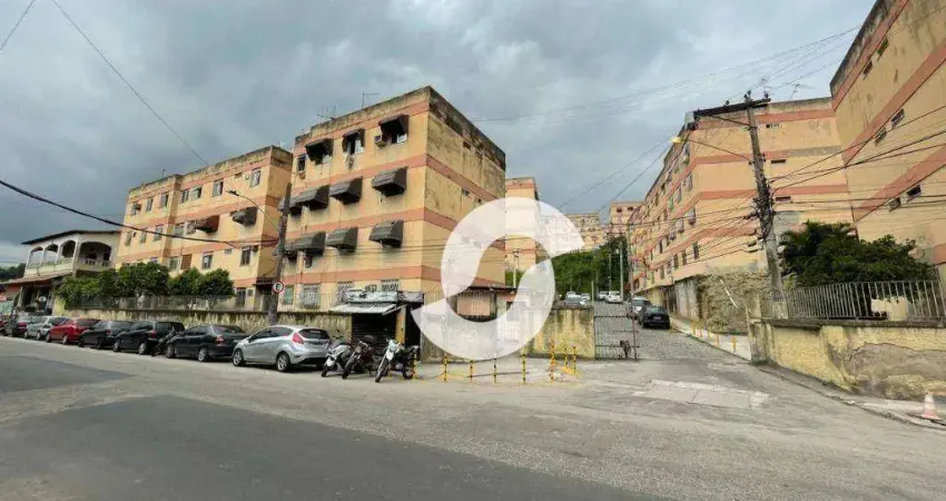 Apartamento com 2 dormitórios à venda, 60 m² por r$ 160.000,00 - gradim - são gonçalo/rj