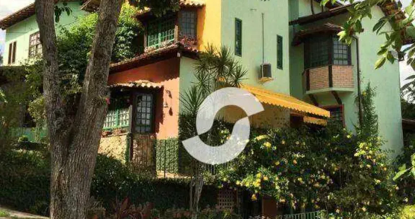 Casa com 3 dormitórios para alugar, 278 m² por R$ 5.427,64/mês - Sape - Niterói/RJ