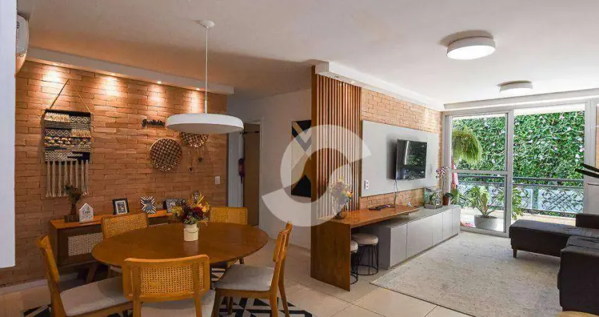 Apartamento lindo 4 dormitórios mobiliado, venda por R$ 1.850.000,00 - Camboinhas - Niterói/RJ