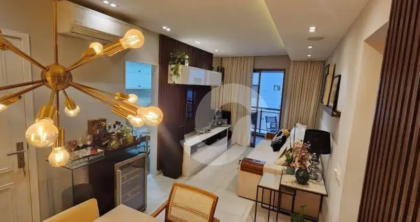 Apartamento com 2 dormitórios à venda, 72 m² por r$ 650.000,00 - icaraí - niterói/rj