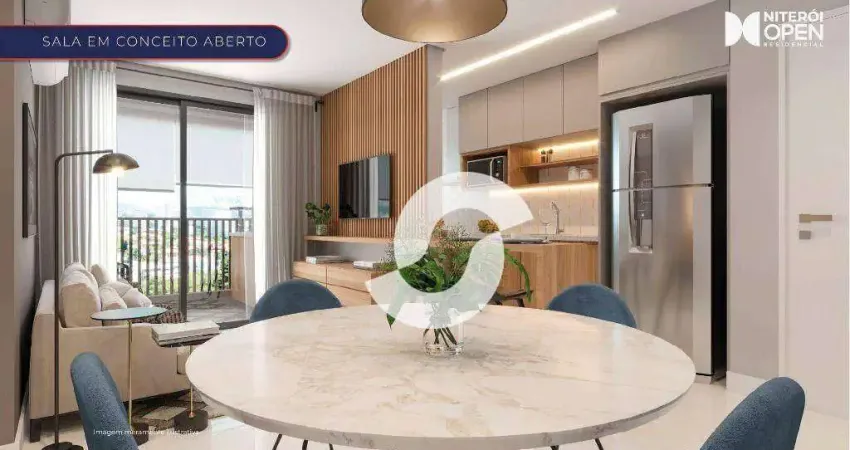 Apartamento com 2 dormitórios à venda, 50 m² por r$ 325.000,00 - fonseca - niterói/rj