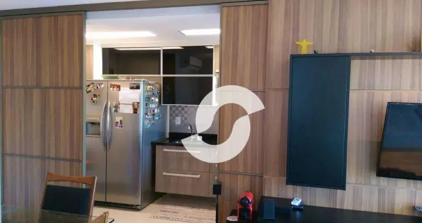 Apartamento com 2 dormitórios à venda, 68 m² por r$ 690.000,00 - itaipu - niterói/rj