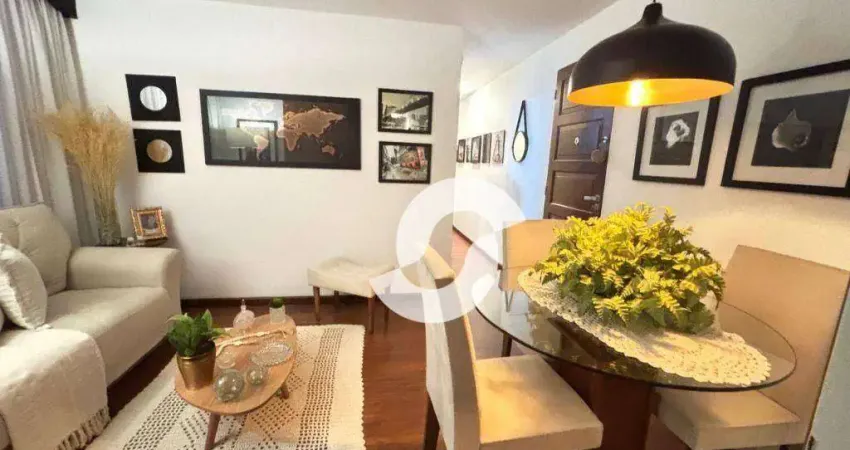Apartamento com 2 dormitórios à venda, 53 m² por R$ 325.000,00 - Santa Rosa - Niterói/RJ