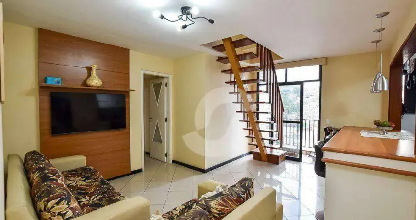Cobertura com 3 dormitórios à venda, 130 m² por R$ 730.000,00 - Icaraí - Niterói/RJ