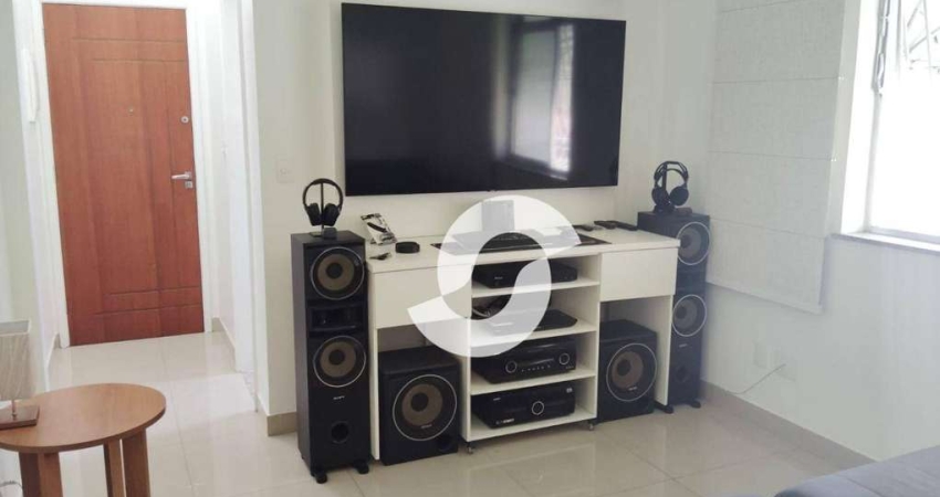 Apartamento com 2 dormitórios à venda, 75 m² por R$ 440.000,00 - Icaraí - Niterói/RJ