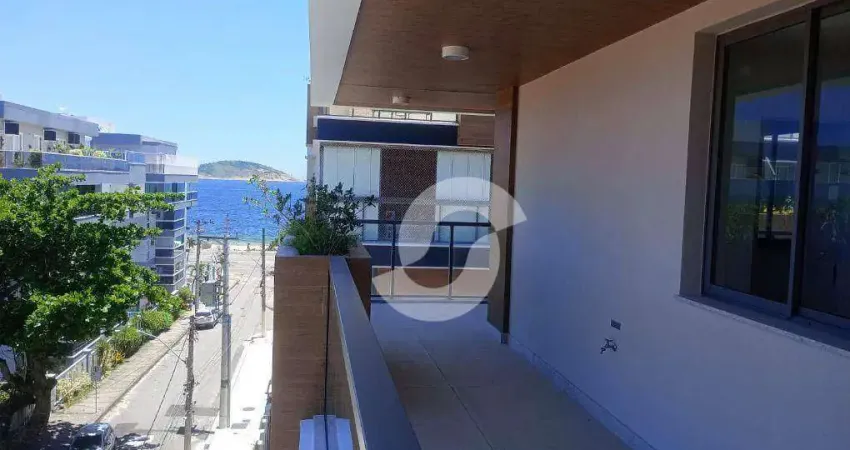 Apartamento na praia com 3 dormitórios à venda, 112 m² por r$ 1.650.000 - piratininga - niterói/rj