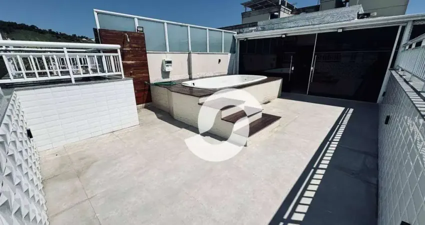 Cobertura com 3 dormitórios à venda, 155 m² por R$ 810.000,00 - Maria Paula - Niterói/RJ