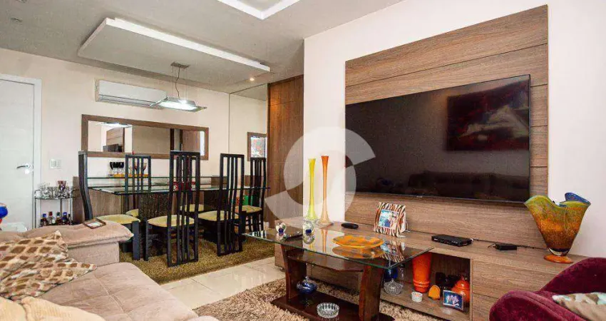 Apartamento com 3 dormitórios à venda, 120 m² por r$ 1.390.000,00 - icaraí - niterói/rj