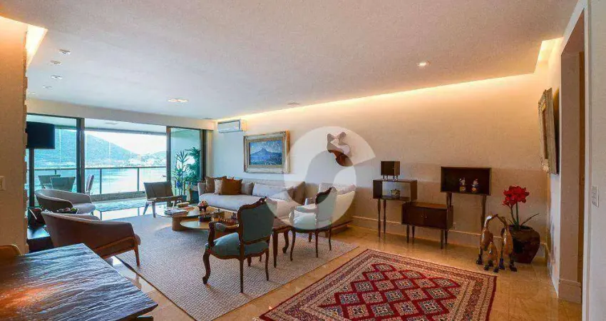 Apartamento com 5 dormitórios à venda, 256 m² por r$ 4.500.000,00 - icaraí - niterói/rj