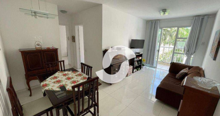 Apartamento com 2 dormitórios, 60 m² - venda por R$ 290.000,00 ou aluguel por R$ 2.167,62/mês - Várzea das Moças - São Gonçalo/RJ