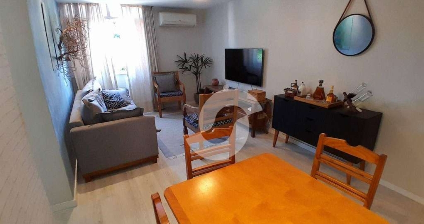 Apartamento com 1 dormitório à venda, 44 m² por R$ 184.000,00 - Largo do Barradas - Niterói/RJ