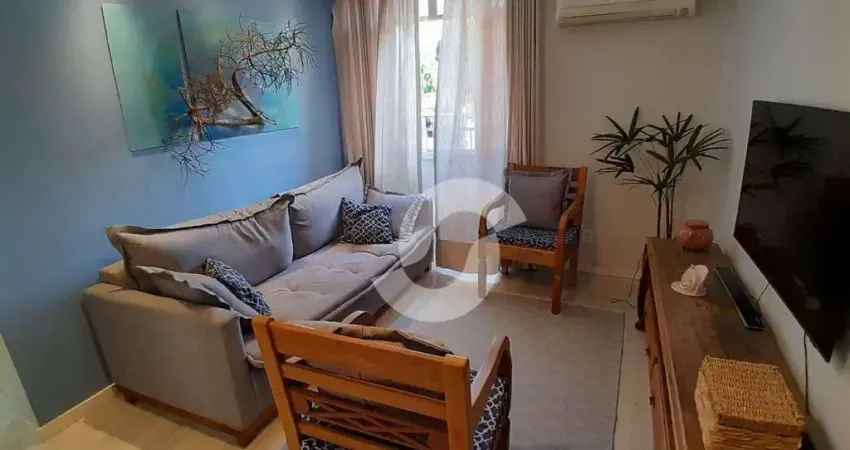 Apartamento com 1 dormitório à venda, 44 m² por r$ 174.000,00 - largo do barradas - niterói/rj