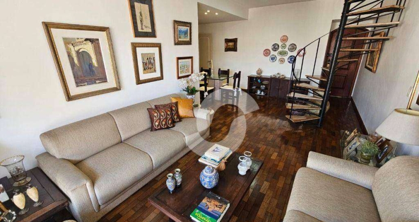 Cobertura com 3 dormitórios à venda, 153 m² por R$ 2.000.000,00 - Icaraí - Niterói/RJ
