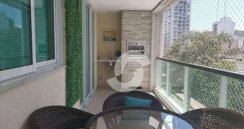 Apartamento com 3 dormitórios à venda, 136 m² por R$ 1.200.000,00 - Jardim Icaraí - Niterói/RJ