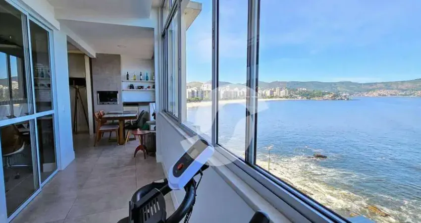 Excelente apartamento com 3 dormitórios à venda, 139 m² por r$ 1.730.000 - icaraí - niterói/rj