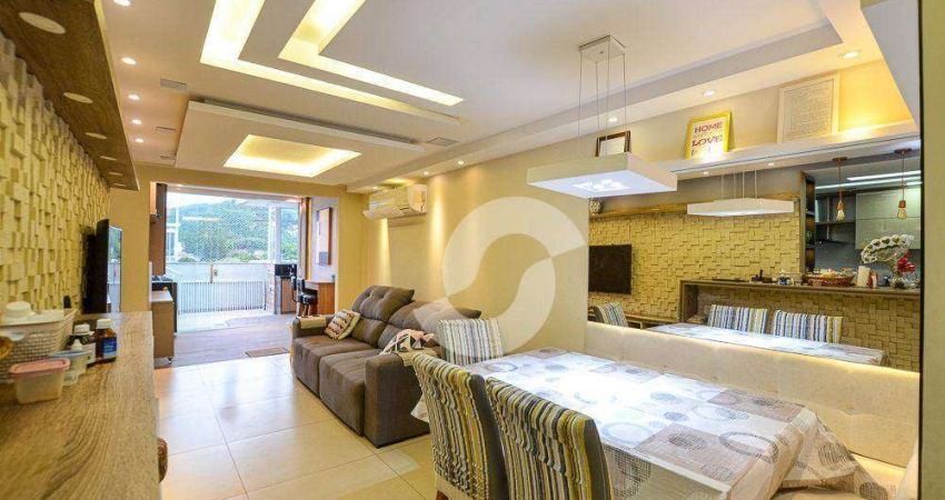 Cobertura com 2 dormitórios à venda, 103 m² por R$ 800.000 - Pendotiba - Niterói/RJ