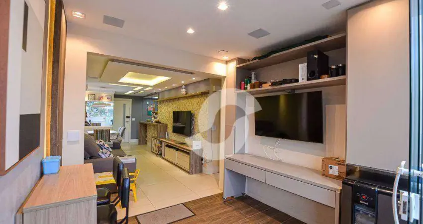 Cobertura à venda, 102 m² por r$ 715.000,00 - pendotiba - niterói/rj