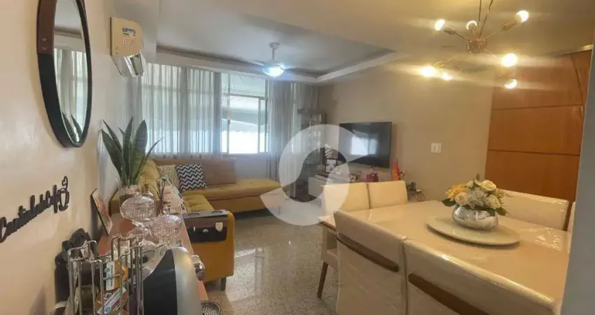 Apartamento com 3 dormitórios à venda, 110 m² por r$ 900.000,00 - icaraí - niterói/rj