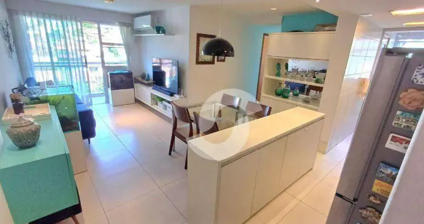 Apartamento com 2 dormitórios à venda, 65 m² por R$ 550.000,00 - Badu - Niterói/RJ