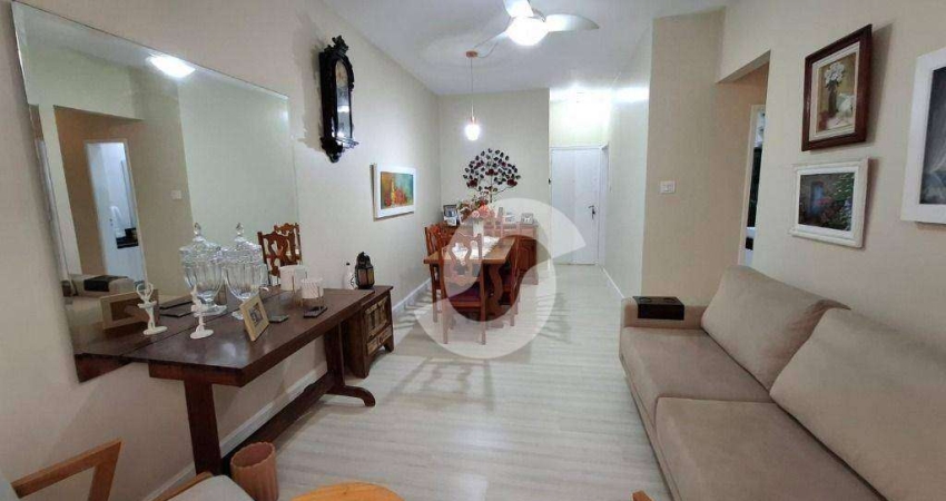 Apartamento com 3 dormitórios à venda, 90 m² por R$ 730.000,00 - Icaraí - Niterói/RJ